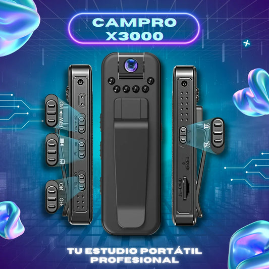 Cámara 180° con Reducción de Ruido HD 1080P | CamPro